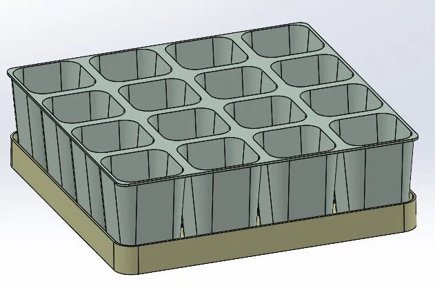 Khay ươm cây con không đáy (seedling plate - plaque à semis) - Image 9