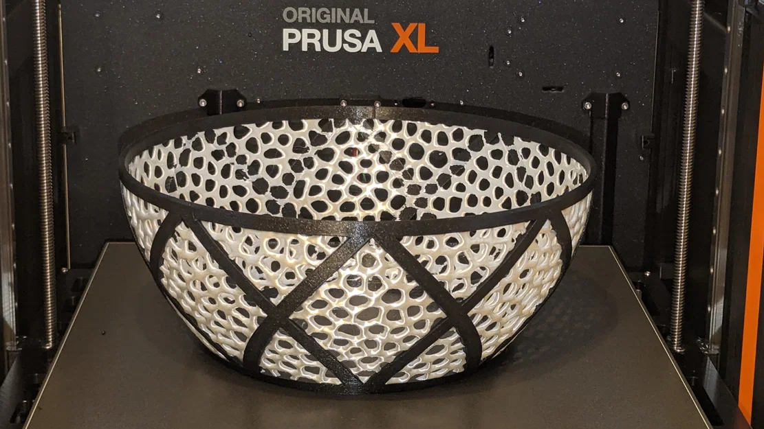 Tô Voronoi Hai Màu (Dual Color Voronoi Bowl) - Image 1