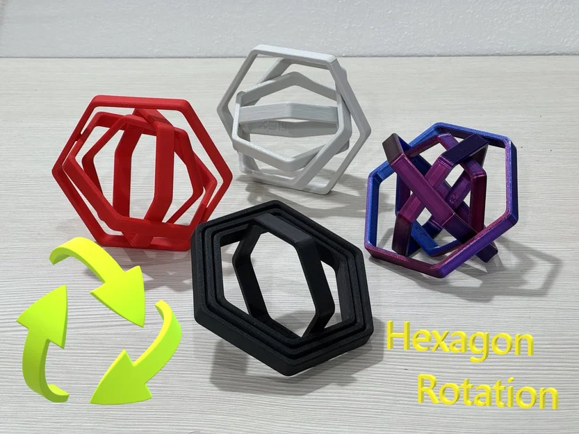 Đồ chơi lục giác xoay (Rotation hexagon toy) - Image 1