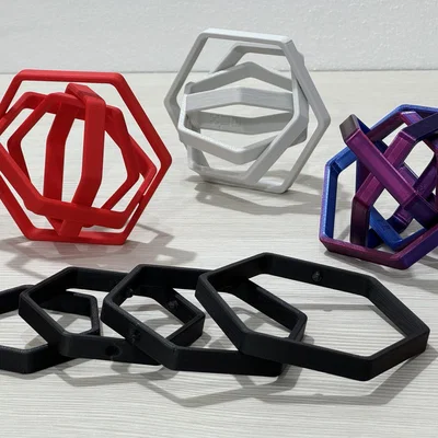 Đồ chơi lục giác xoay (Rotation hexagon toy)