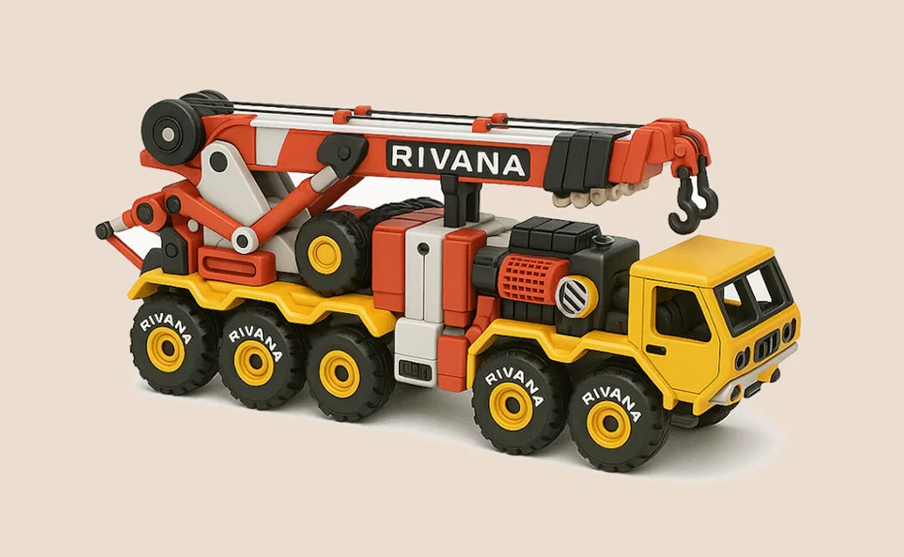 Xe Cứu Hộ Hạng Nặng Màu Vàng (MMRS) Có Chuyển Động - Image 1