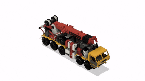 Xe Cứu Hộ Hạng Nặng Màu Vàng (MMRS) Có Chuyển Động - Image 6