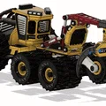 Yellow Log Skidder-All Dual Wheels – Mẫu xe kéo gỗ (Skidder) bánh đôi - Thumbnail 4