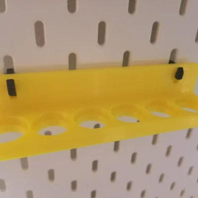Kệ treo sơn Vallejo cho Ikea Skådis