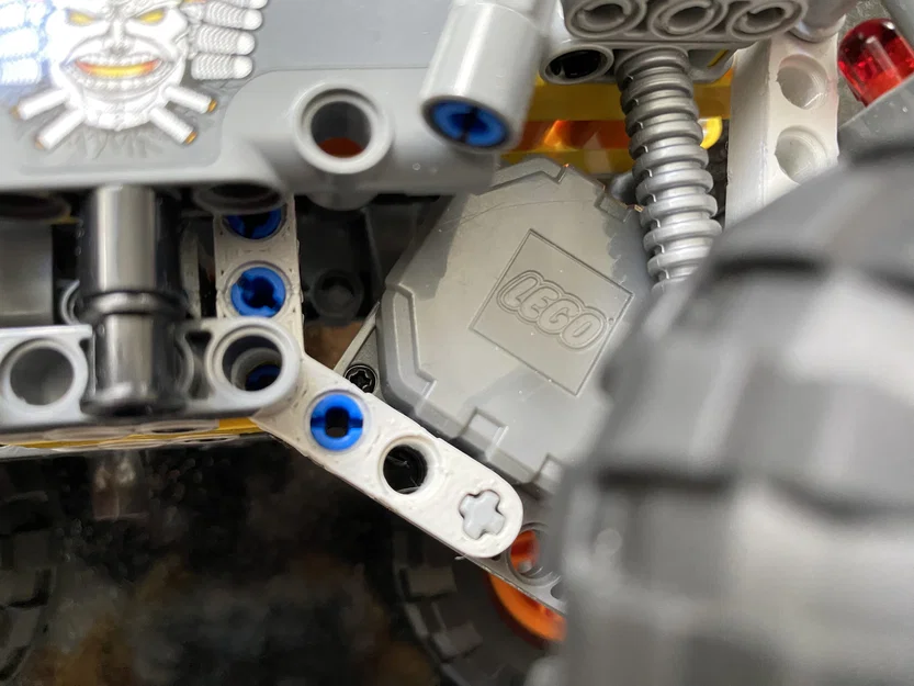 LEGO Technic Liftarm 1x7 (6278125) – Thanh cong 5 lỗ pin, 2 lỗ cross - Image 2