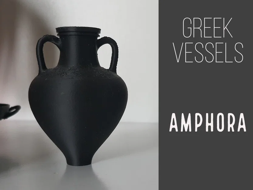 Mô hình bình cổ đại Amphora - Tái hiện vẻ đẹp Hy Lạp qua in 3D - Image 1