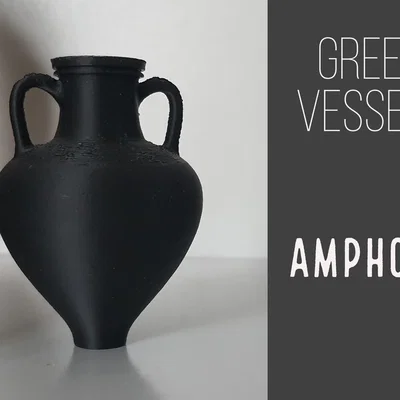 Mô hình bình cổ đại Amphora - Tái hiện vẻ đẹp Hy Lạp qua in 3D