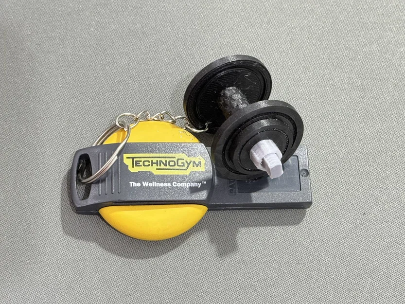 Móc khóa hình quả tạ (Gym Key Ring) - Phụ kiện in 3D cho dân tập gym - Image 1