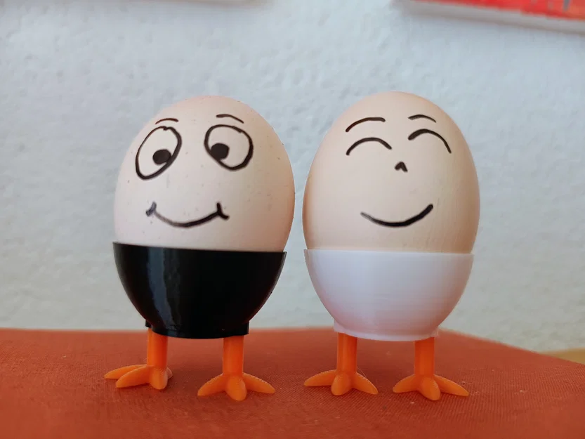 Giá đỡ trứng 3D hình đôi chân ngộ nghĩnh (Egg Legs Holder) - Image 1