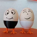 Giá đỡ trứng 3D hình đôi chân ngộ nghĩnh (Egg Legs Holder) - Thumbnail 1