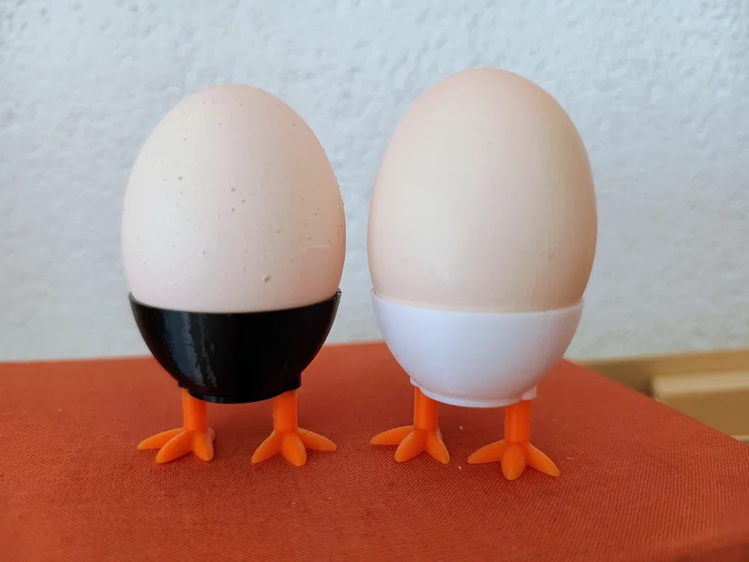Giá đỡ trứng 3D hình đôi chân ngộ nghĩnh (Egg Legs Holder) - Image 2
