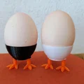 Giá đỡ trứng 3D hình đôi chân ngộ nghĩnh (Egg Legs Holder) - Thumbnail 2