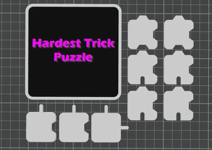 HARD Jigsaw Trick Puzzle – Puzzle ghép hình mẹo siêu khó (9 mảnh) - Image 2