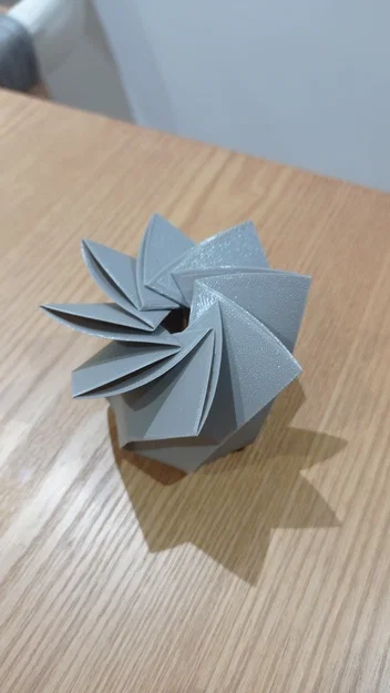 Hộp bát giác origami tự đóng Twist Close – gấp được (Foldable) - Image 5