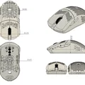 ZS-F1: Chuột Finalmouse Ultralight 2/X/Starlight Small in 3D (G305 Wireless Mod) - Thumbnail 2