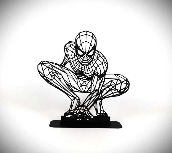 Spider-Man Geometric Low Poly (2.5D) kèm chân đế trưng bày - Image 1