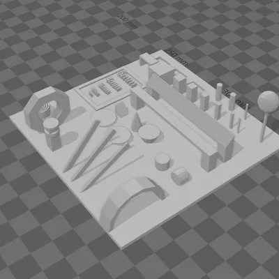 Mô hình kiểm tra hiệu năng máy in 3D (3D printer benchmark) chuyên nghiệp