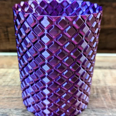 Mẫu Bình Hoa 3D Bonbon - Thiết Kế Hình Học Hiện Đại