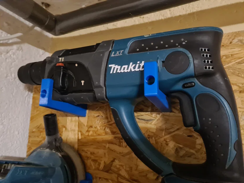 Móc treo tường cho máy khoan Makita - Bền, đẹp, dễ in 3D - Image 1
