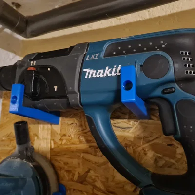 Móc treo tường cho máy khoan Makita - Bền, đẹp, dễ in 3D