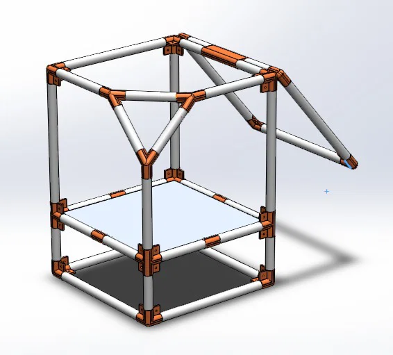 Khung vỏ (enclosure) cho máy in 3D - 3d printer encloser - Image 3