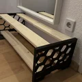 Hướng dẫn tự làm kệ để giày từ gỗ cũ và khung in 3D tổ ong - Thumbnail 1