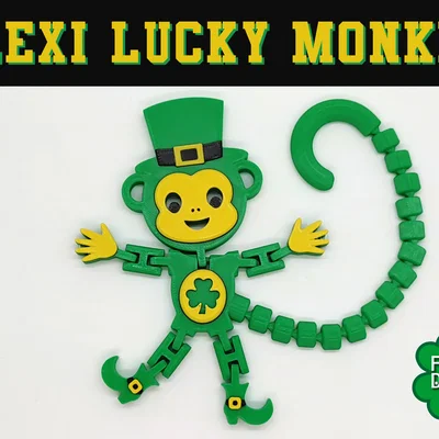 Flexi Lucky Monkey – Khỉ May Mắn Dẻo In-Place
