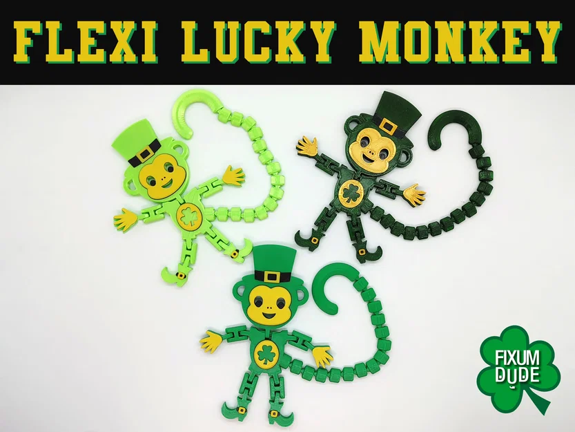 Flexi Lucky Monkey – Khỉ May Mắn Dẻo In-Place - Image 2