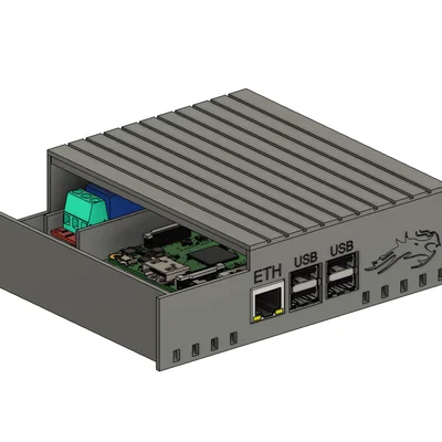 Hộp điện tử Raspberry Pi cho Ender 3 (Electronics Enclosure)