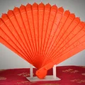 Quạt Xếp Trung Hoa kèm Hình Dê (In Liền Khối, Không Cần Lắp Ráp) - Thumbnail 1