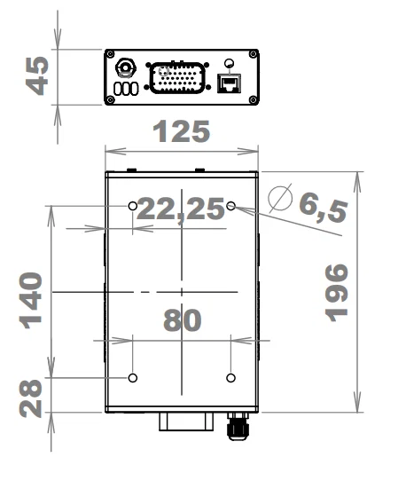 Vỏ hộp cho AgOpenGPS PCBv4.xSTD v4 (Enclosure) - Image 6
