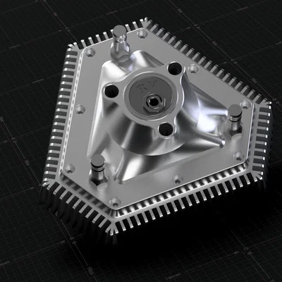 Động Cơ Piston Chất Lỏng (Liquid Piston Engine) – Model In 3D
