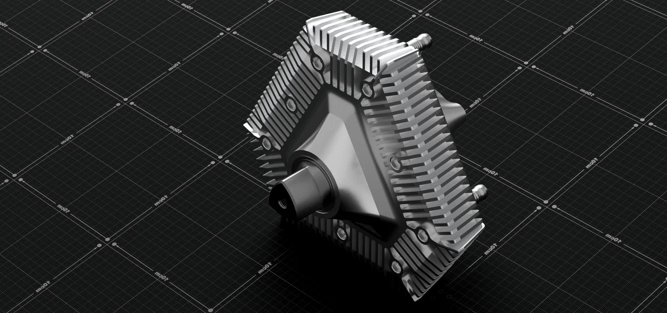Động Cơ Piston Chất Lỏng (Liquid Piston Engine) – Model In 3D - Image 2