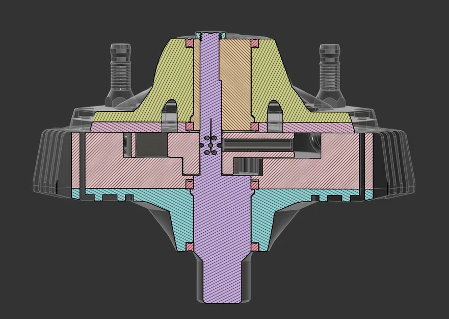Động Cơ Piston Chất Lỏng (Liquid Piston Engine) – Model In 3D - Image 4