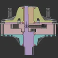 Động Cơ Piston Chất Lỏng (Liquid Piston Engine) – Model In 3D - Thumbnail 4