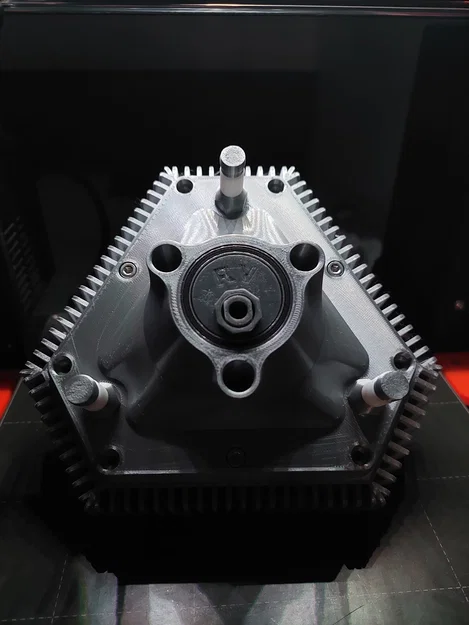 Động Cơ Piston Chất Lỏng (Liquid Piston Engine) – Model In 3D - Image 5