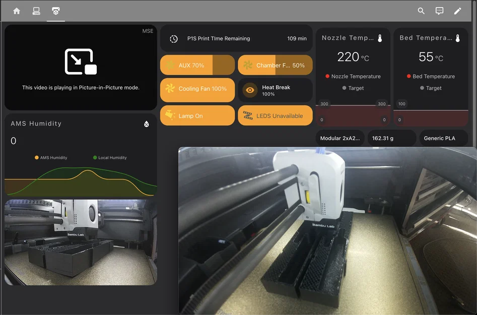 Bambu Labs P1S - Giá đỡ camera Arducam IMX708/Raspberry Pi - Image 5