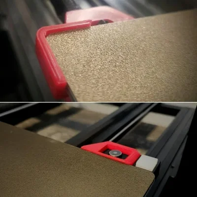 Anycubic Kobra 2 Max: SNAP-ON Bed Sheet Aligners V3 (Strain Relief/Cable Drag Chain)