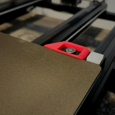 Anycubic Kobra 2 Max: SNAP-ON Bed Sheet Aligners V3 (Strain Relief/Cable Drag Chain)