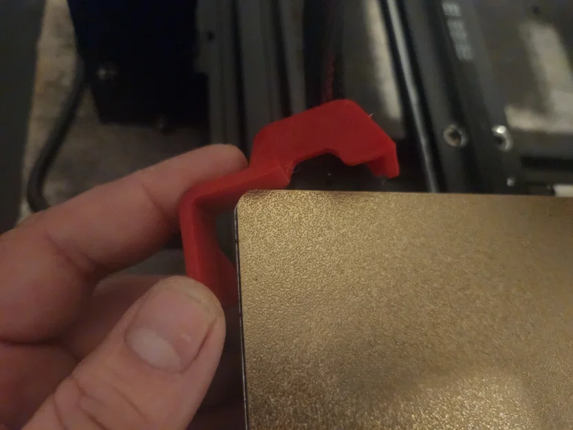 Anycubic Kobra 2 Max: SNAP-ON Bed Sheet Aligners V3 (Strain Relief/Cable Drag Chain) - Image 4