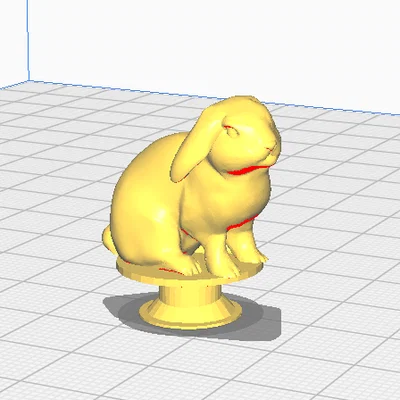 Mẫu in 3D Rabbit Jibbitz trang trí giày siêu xinh