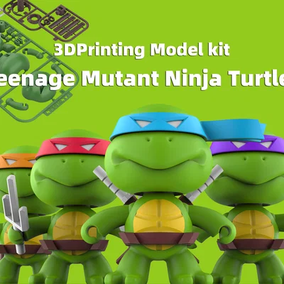Teenage Mutant Ninja Turtles – Model Kit 4 Rùa Ninja