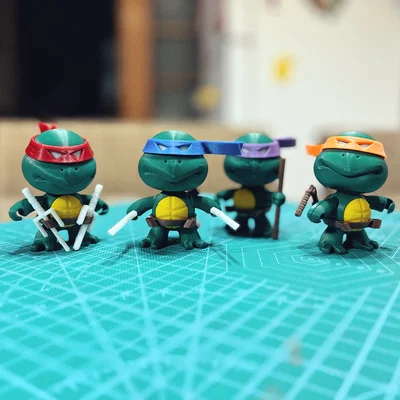 Teenage Mutant Ninja Turtles – Model Kit 4 Rùa Ninja