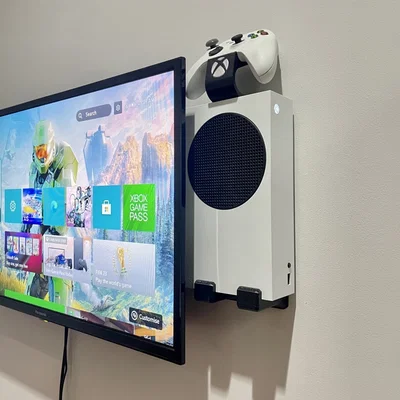 Giá treo tường Xbox Series S - Giải pháp gaming gọn gàng cho game thủ