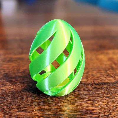 Trứng Easter đẹp – Xoắn lớn – Đáy vặn cho kẹo/thanh fun size