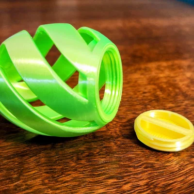 Trứng Easter đẹp – Xoắn lớn – Đáy vặn cho kẹo/thanh fun size