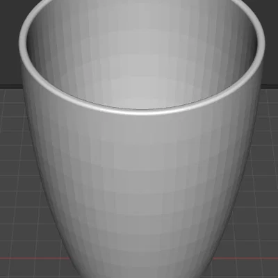 Mẫu cốc uống nước 3D đơn giản, đẹp mắt và dễ in