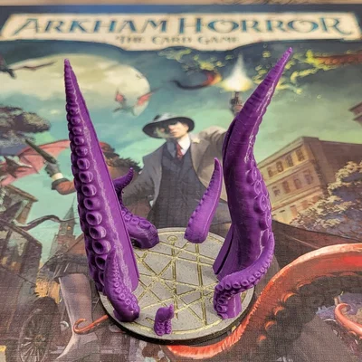 Arkham Horror LCG: Stand thẻ Investigator + Xúc tu bạch tuộc