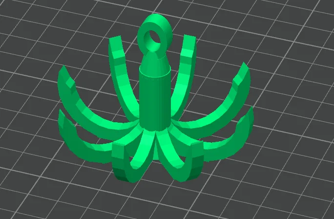 Móc leo 8 chấu (8hook Grappling hook) thiết kế cho robotics - Image 1