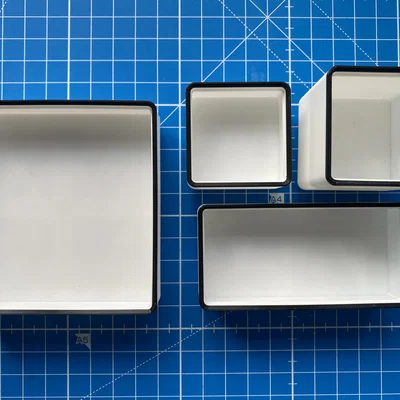 Khay Gridfinity gắn nam châm bên trong (Internal Magnet Bins)